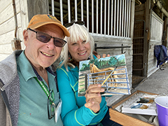 Ralph Papa and Debby Coles Dobay at Sunshine Meadows 2021